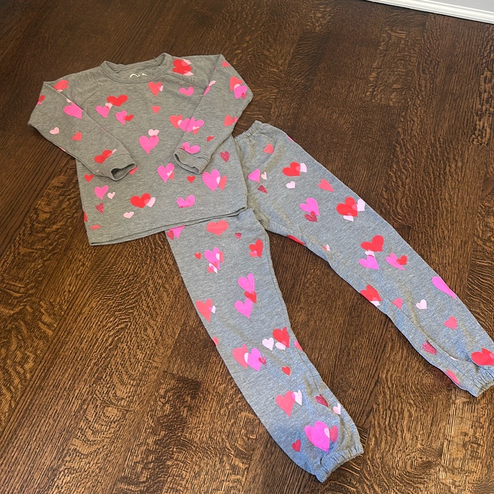 Chaser Girls 2 pc Heart Set Size 10